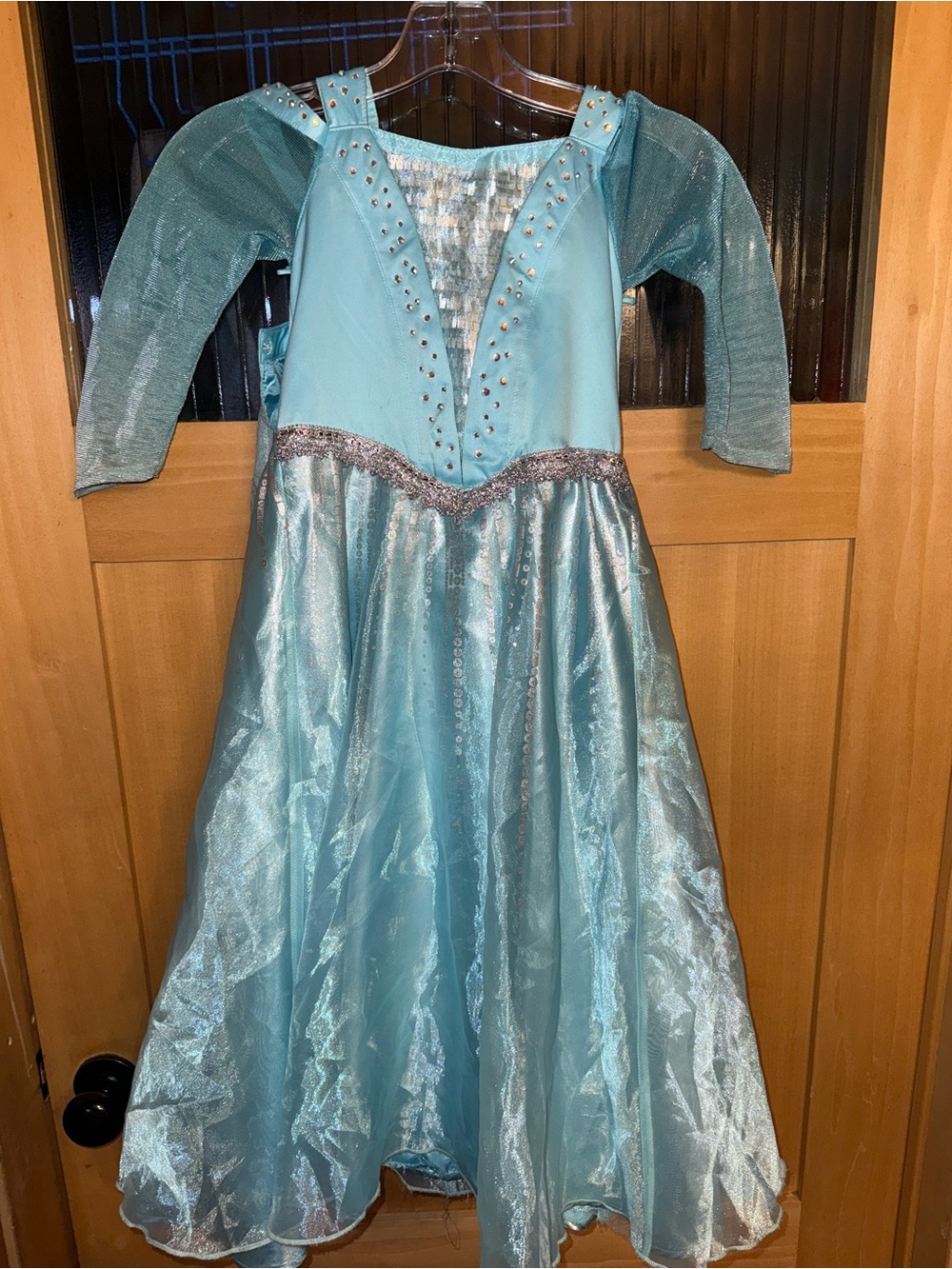 Elsa Frozen Disney  Limt  Edition Dress W/bag Costume Light Up Child Girls Sz 10